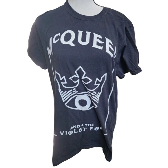 McQueen and the Violet Fog Tee Black Size Medium 2 Sides - Picture 1 of 6